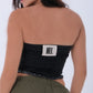 Charcoal Denim Corset