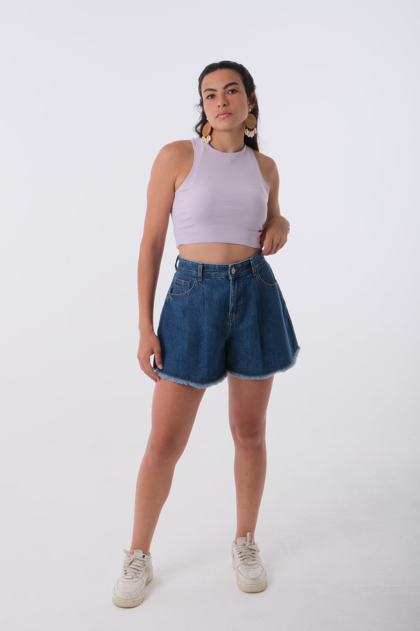 Flippy Denim Shorts