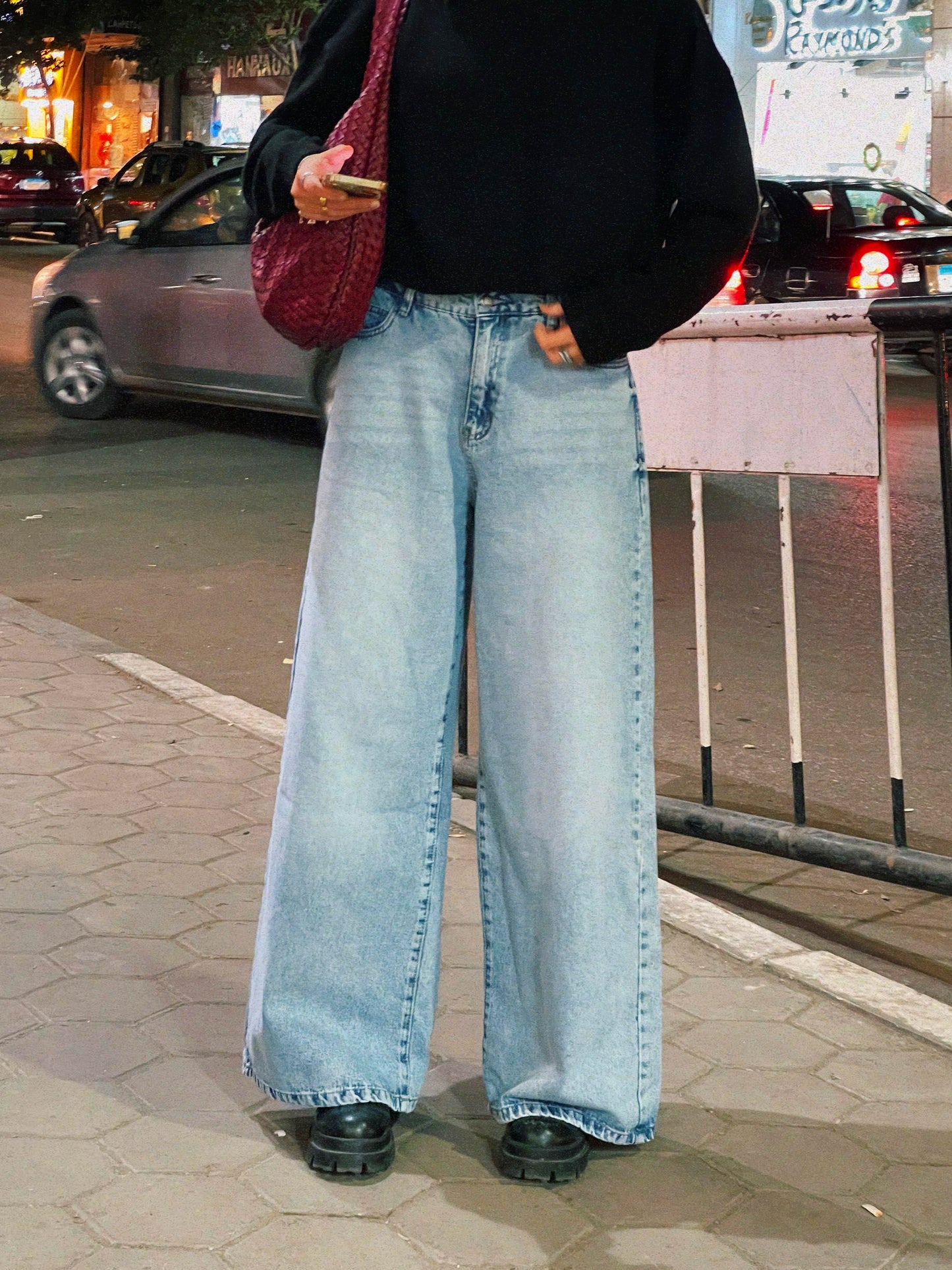 Baggy High-waist Jeans